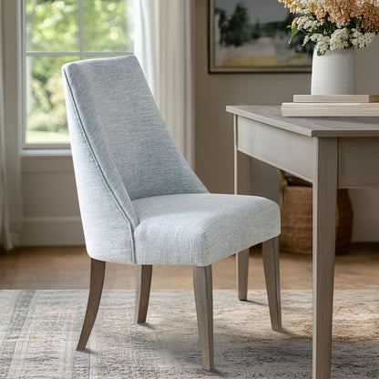 Winfield Upholstered Dining chair Set of 2 - Light Blue