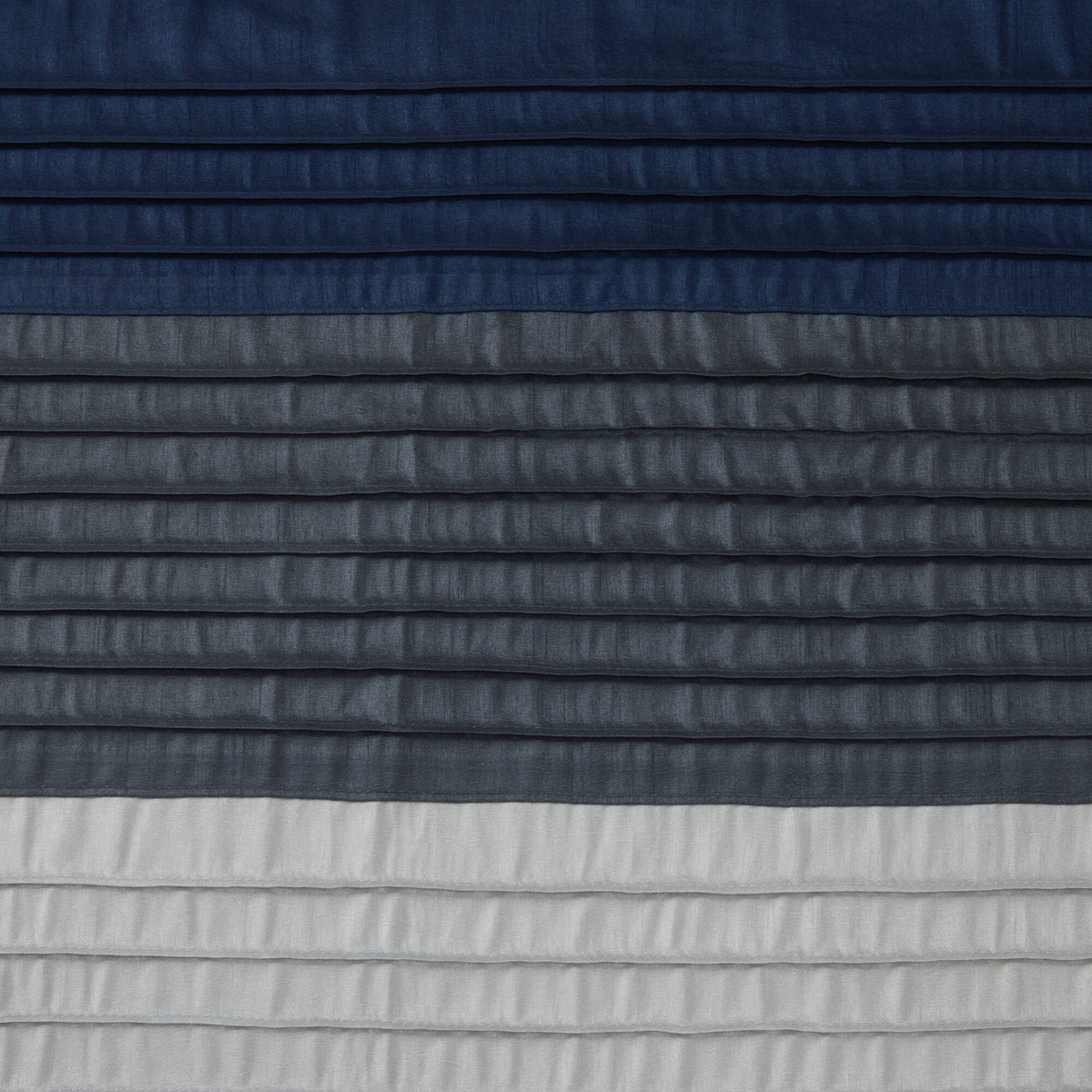 Amherst Faux Silk Shower Curtain - Navy