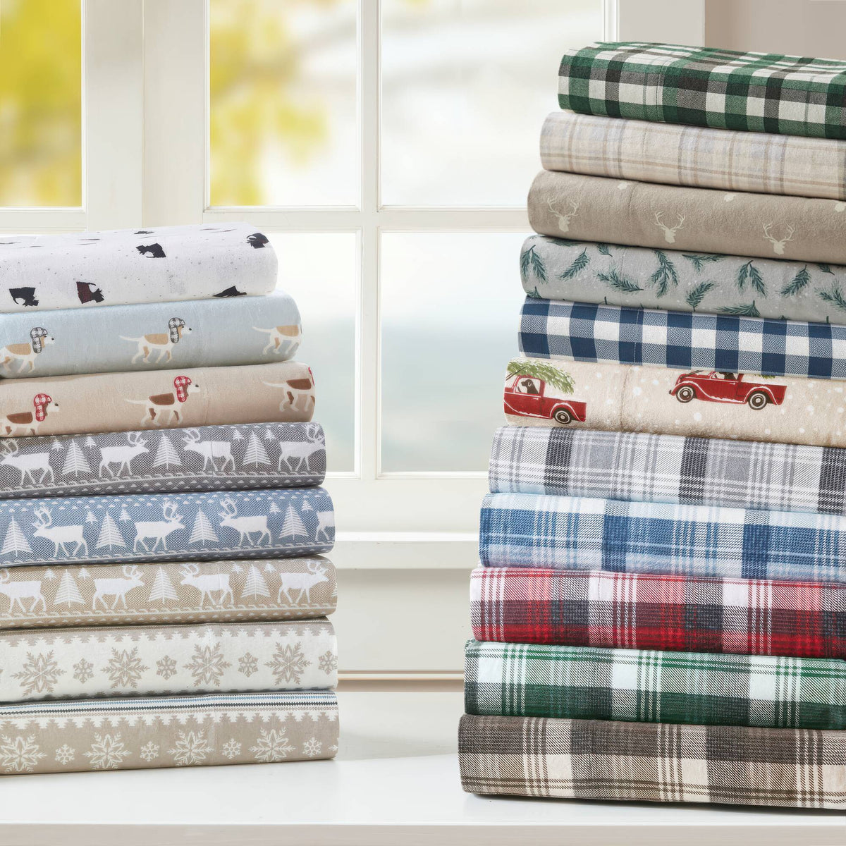 Cotton Flannel Sheet Set - Finton