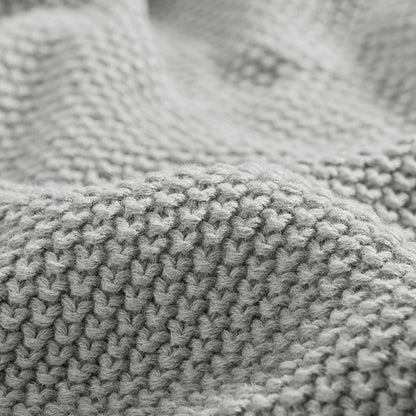 Bree Knit Blanket - Grey