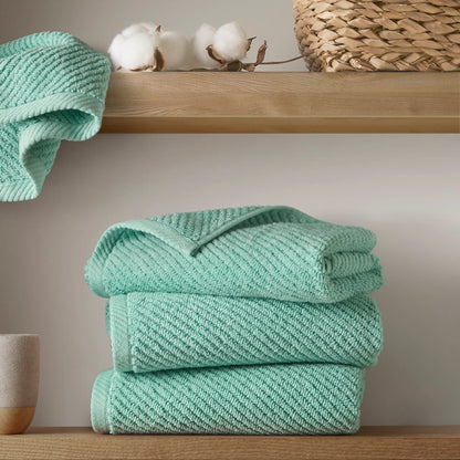 Diagonal Ribbed - Turquoise