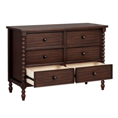 Beckett 6-drawer dresser (46"W) - Morocco Brown