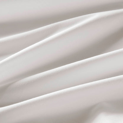 Percale Weave Premium Cotton Rich Sheet Set - Bright White