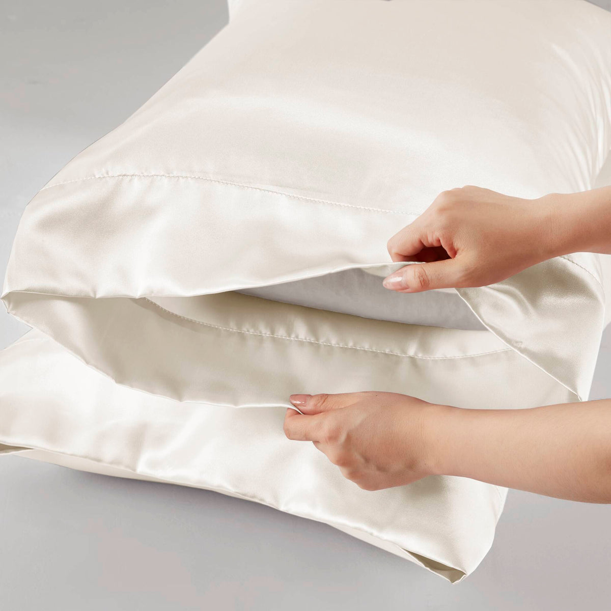 Satin Luxury Sheet Set - Ivory