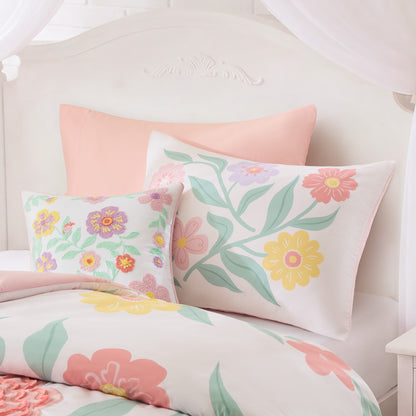 Floral Comforter Set - Pink