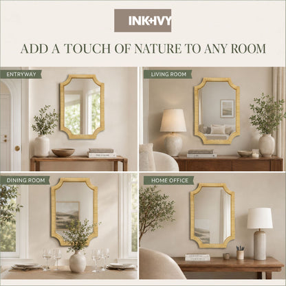 Nova Natural Rattan Wall Mirror - Natural