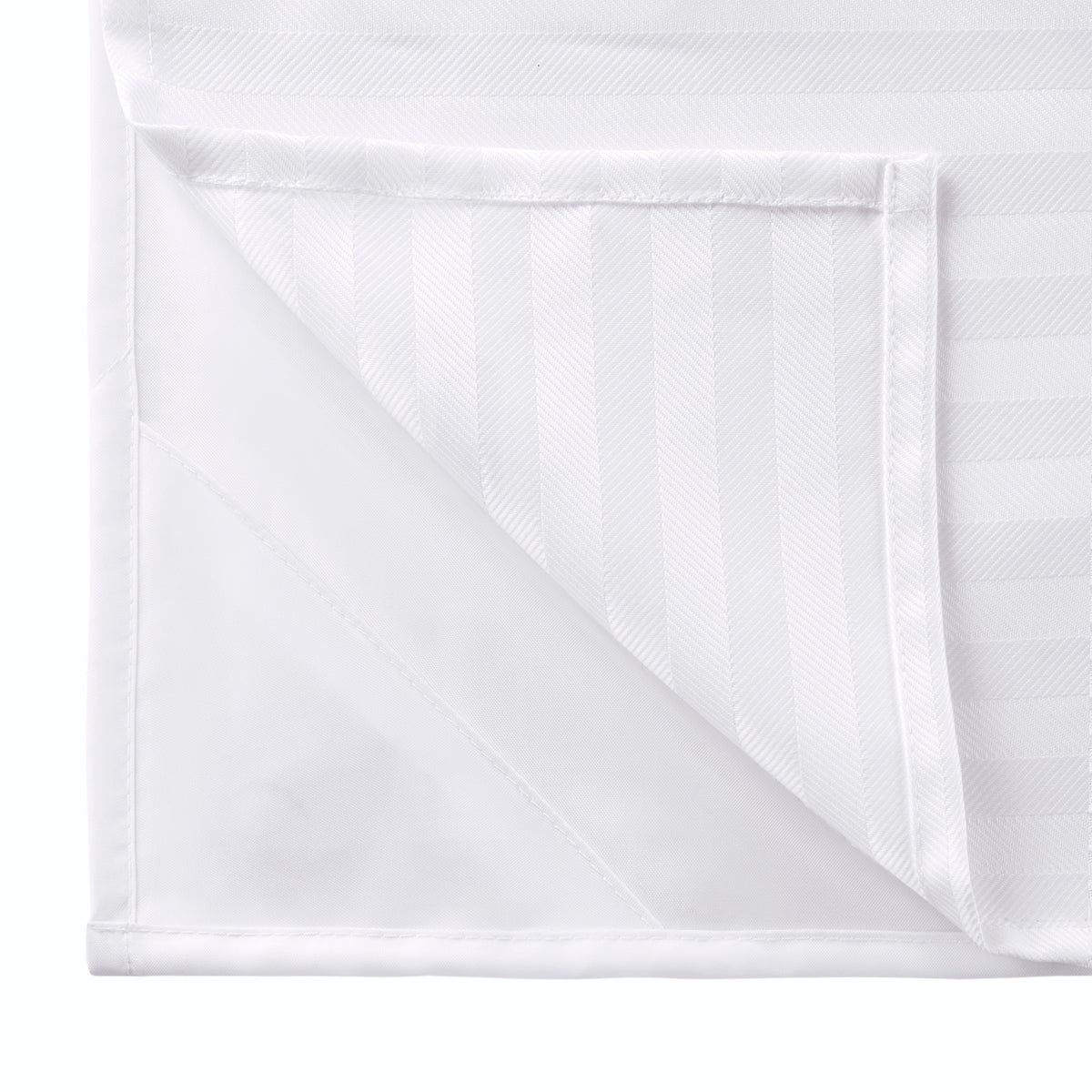 Jacquard Premium Shower Curtain - Jacquard Stripe - White
