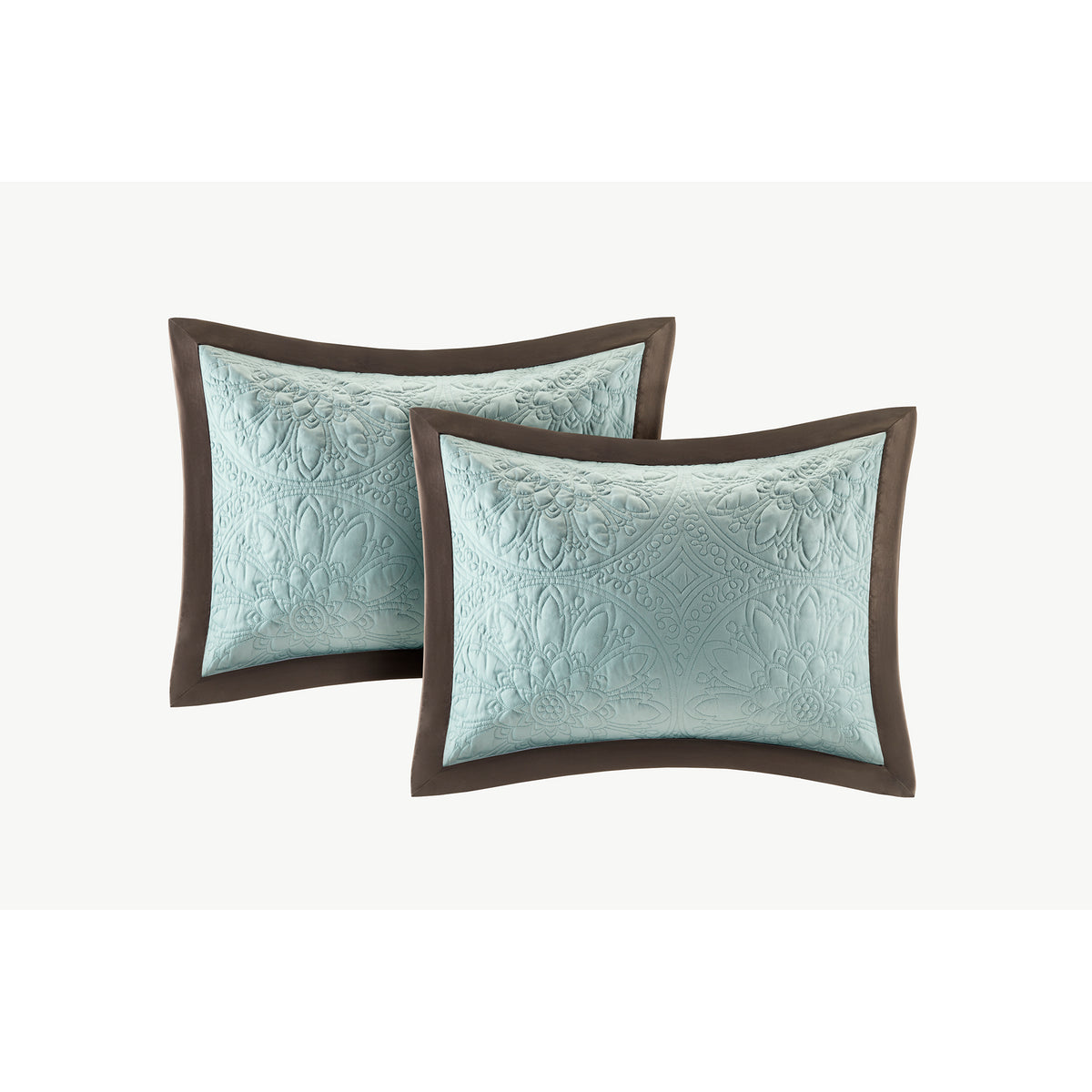 Juliana 9 Piece Charmeuse Comforter Set - Blue