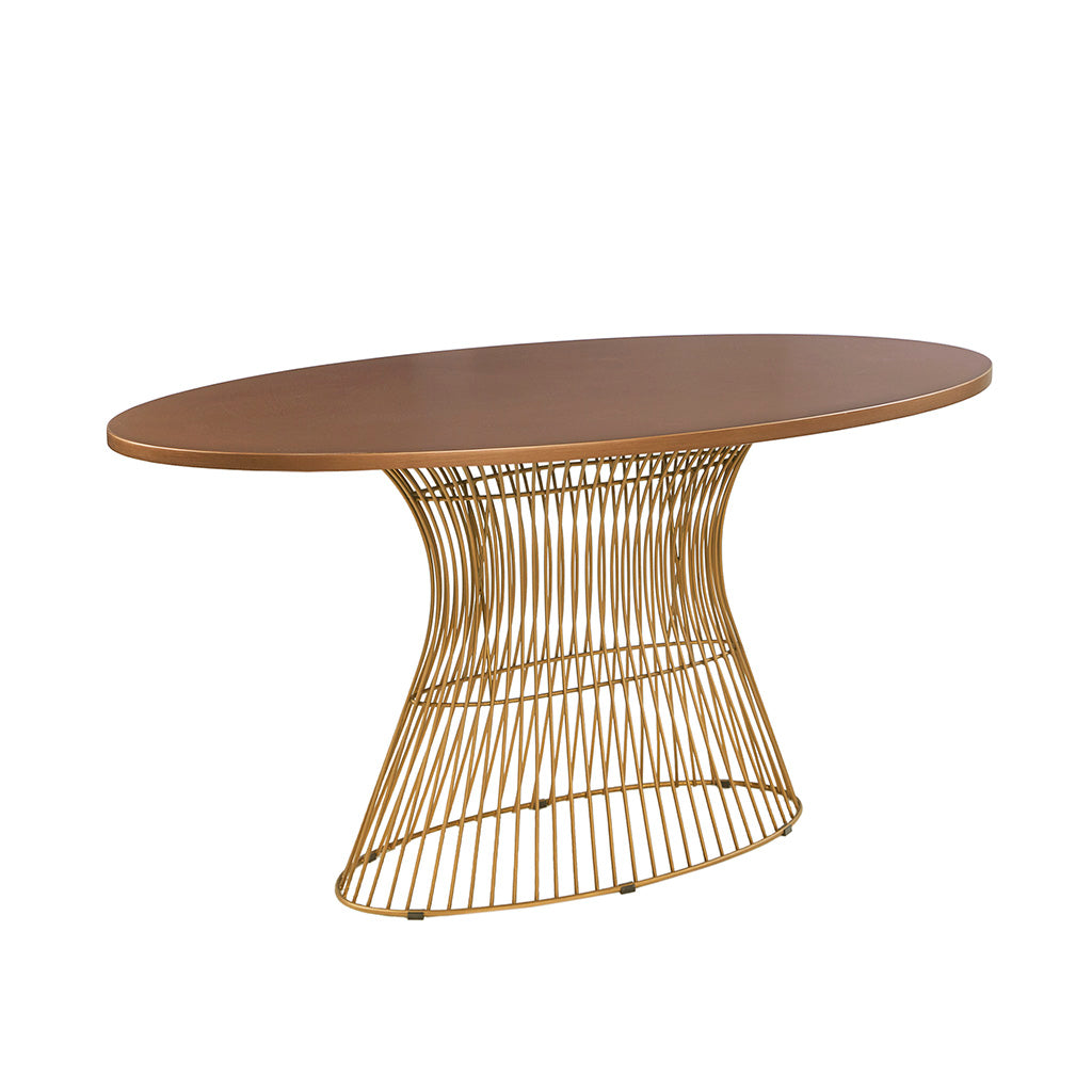 Mercer Oval Dining Table - Bronze