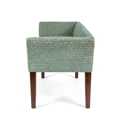 Welburn Upholstered Bench - Dusty Aqua