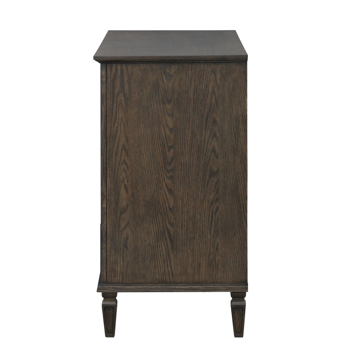 Victoria 4-drawer wood dresser (40") - Antique Brown
