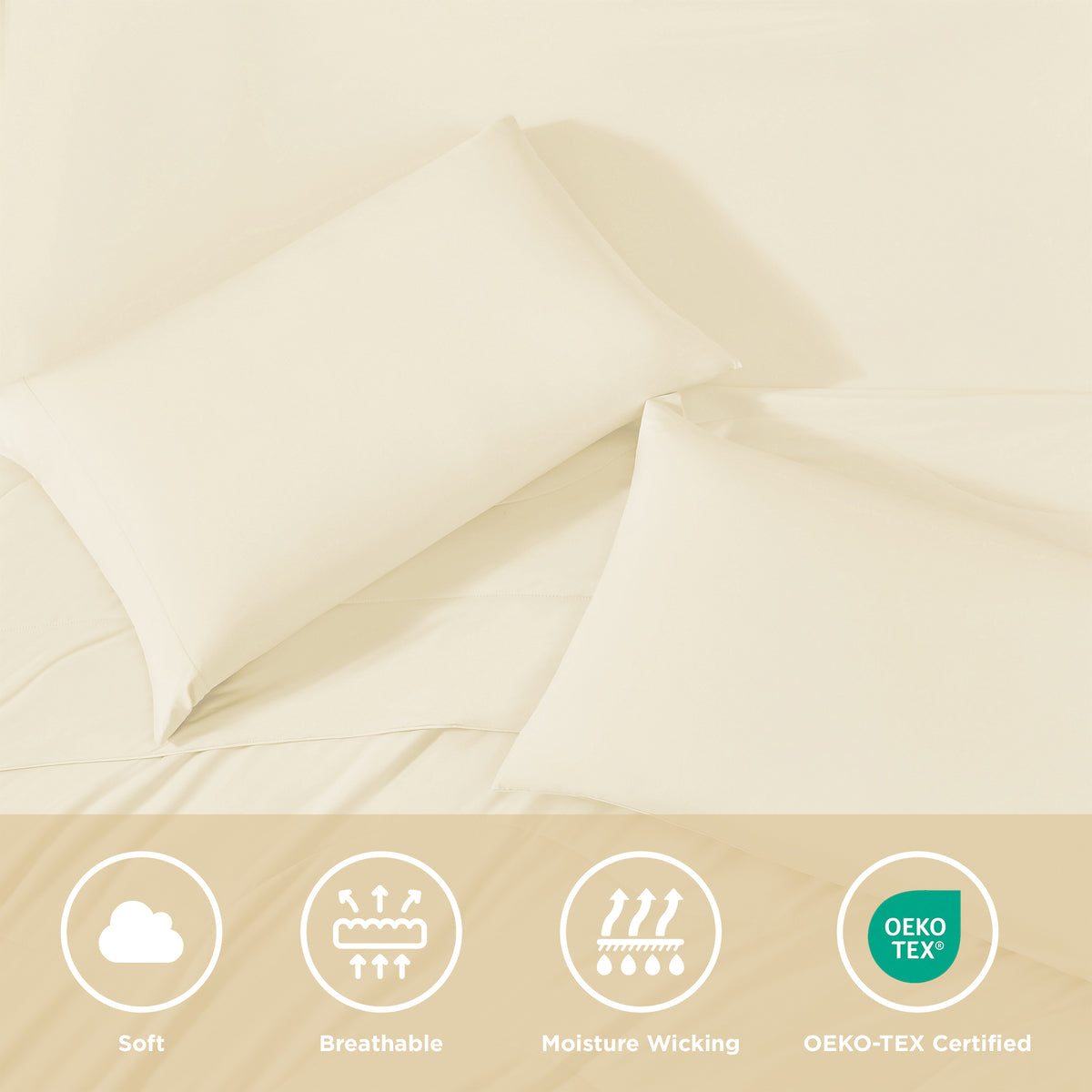 Sublime Serenity Luxury Sheet Set - Ivory