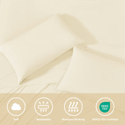 Sublime Serenity Luxury Sheet Set - Ivory