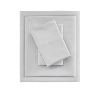 Smart Cool Microfiber Sheet Set - Light Grey
