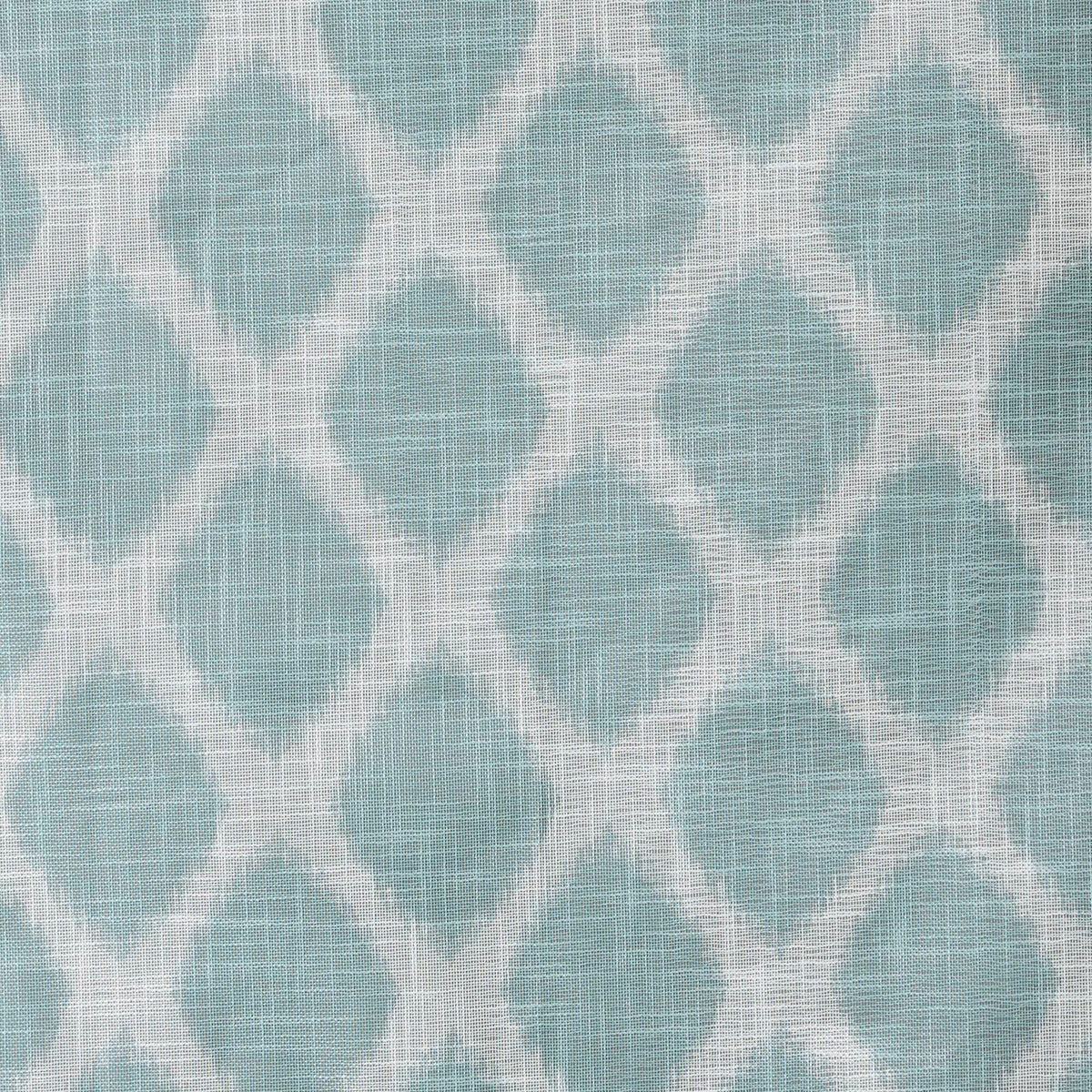Blakesly Printed Ikat Blackout Curtain Panel - Aqua