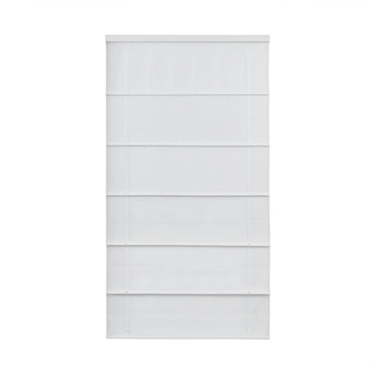 Quincy Cordless Roman Shade - Light Grey