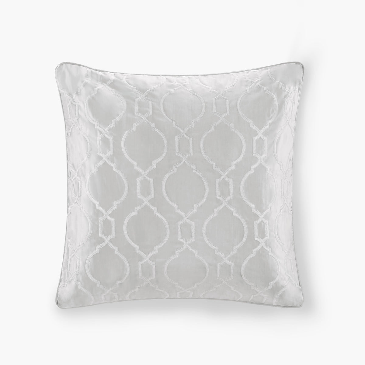 Montague European Pillow Sham - Silver