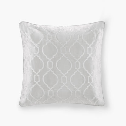 Montague European Pillow Sham - Silver