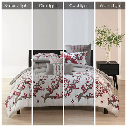 Cherry Blossom Comforter Mini Set - Multi