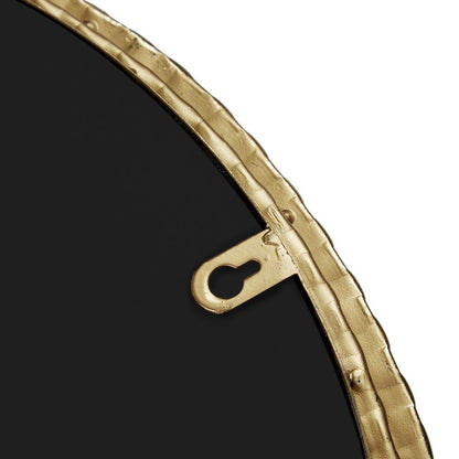 Mia Gold Metal Arch Wall Mirror - Gold