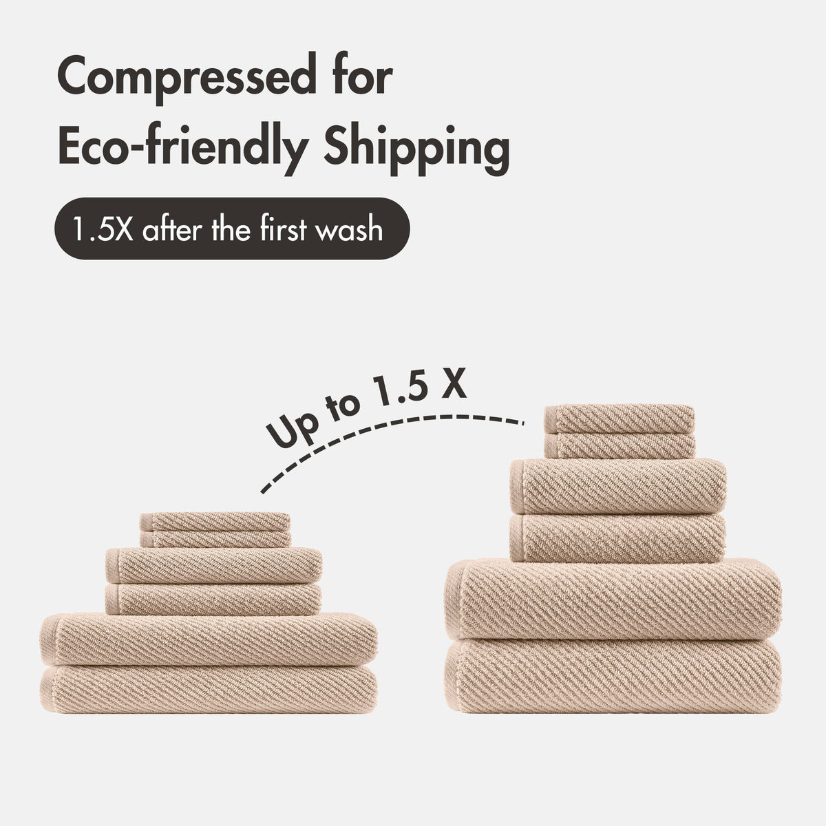 Diagonal Ribbed - Beige