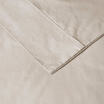200 Thread Count Relaxed Cotton Percale Sheet Set - Ivory