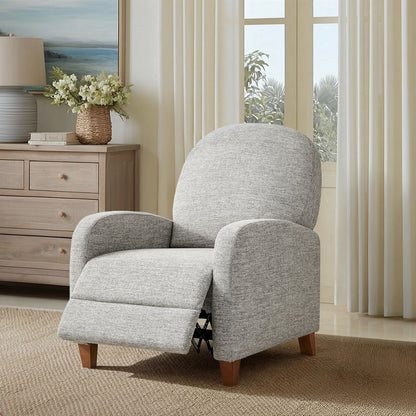 Raylin Upholstered Push Back Recliner - Grey