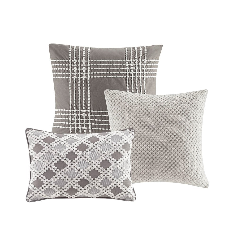 Essence Cotton Clip Jacquard Comforter Set