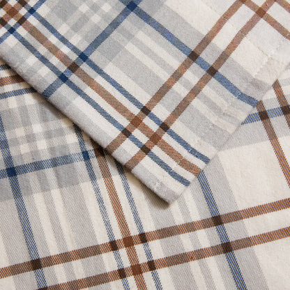 Cotton Flannel Sheet Set - Dart Gray Plaid