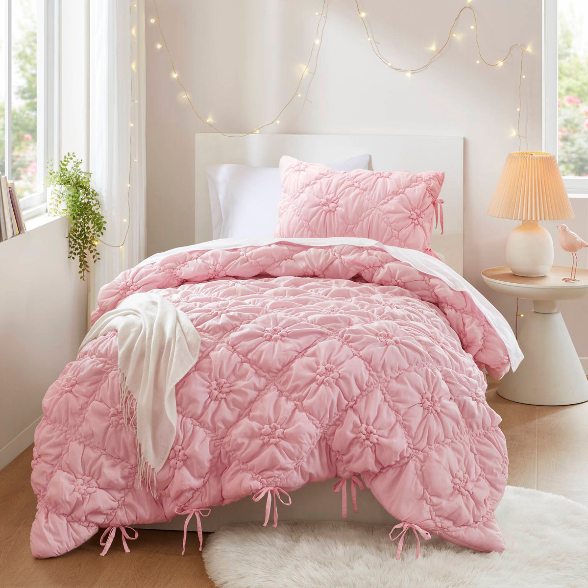 Lily Comforter Set - Pink