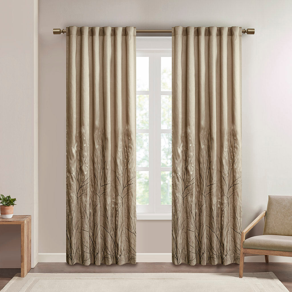 Andora Curtain Panel - Tan