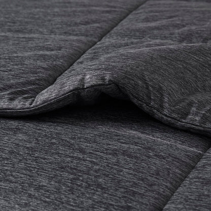Comfort Cool Jersey Knit Oversized Down Alternative Comforter - Black