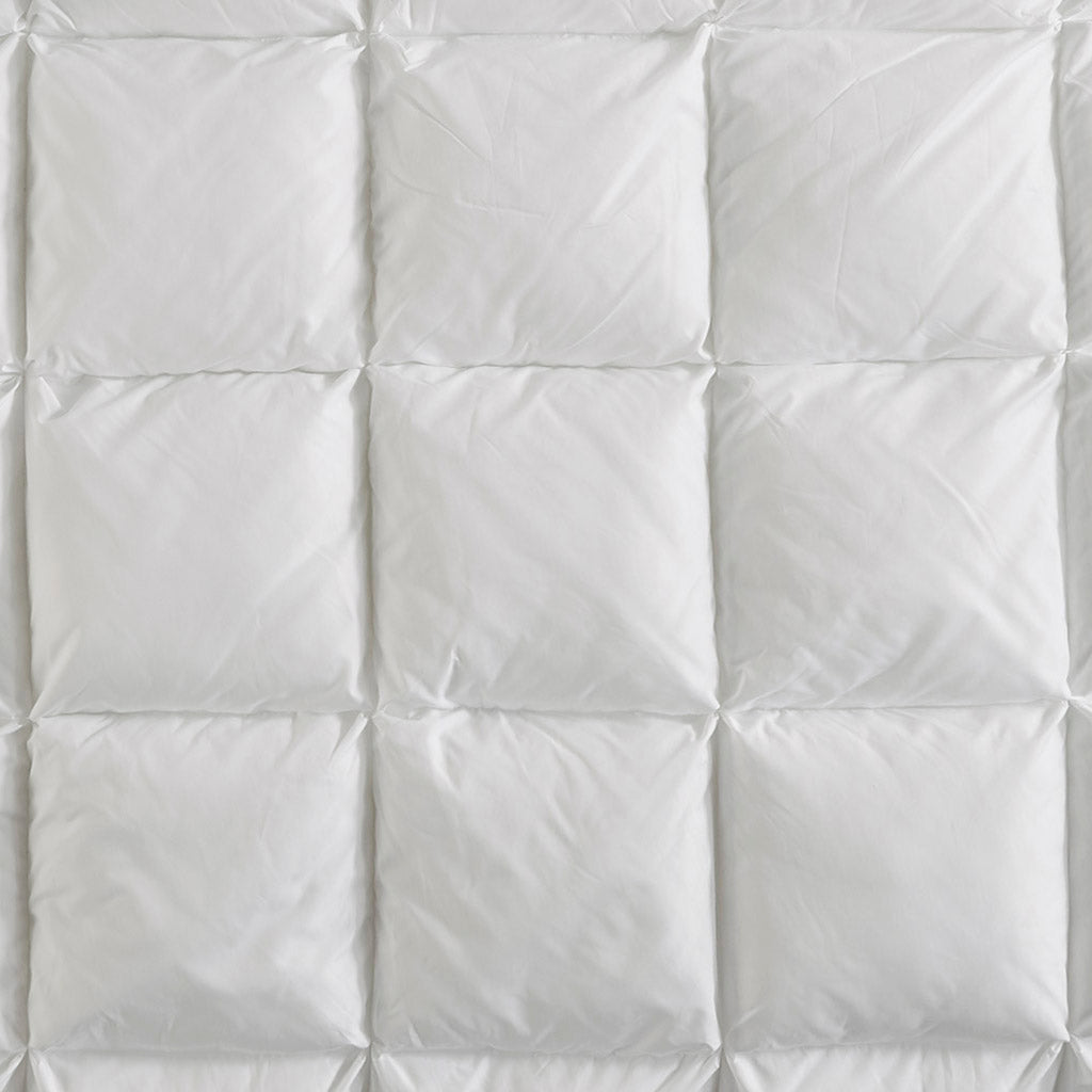 Stay Puffed Overfilled Pillow Protector Single Piece - White