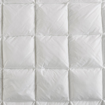 Stay Puffed Overfilled Pillow Protector Single Piece - White