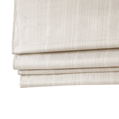 Galen Basketweave Cordless Roman Shade Collection - Ivory