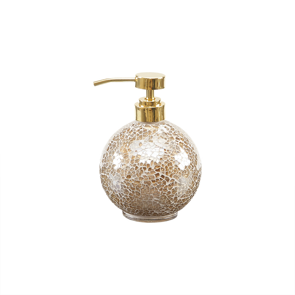 Mosaic 4 Piece Bath Accessory Set - Gold