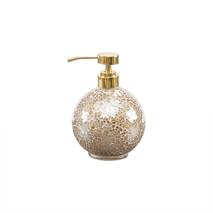 Mosaic 4 Piece Bath Accessory Set - Gold