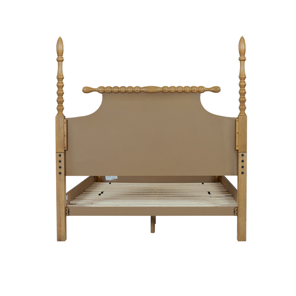 Beckett Turned Wood Spindle Bed - Natural