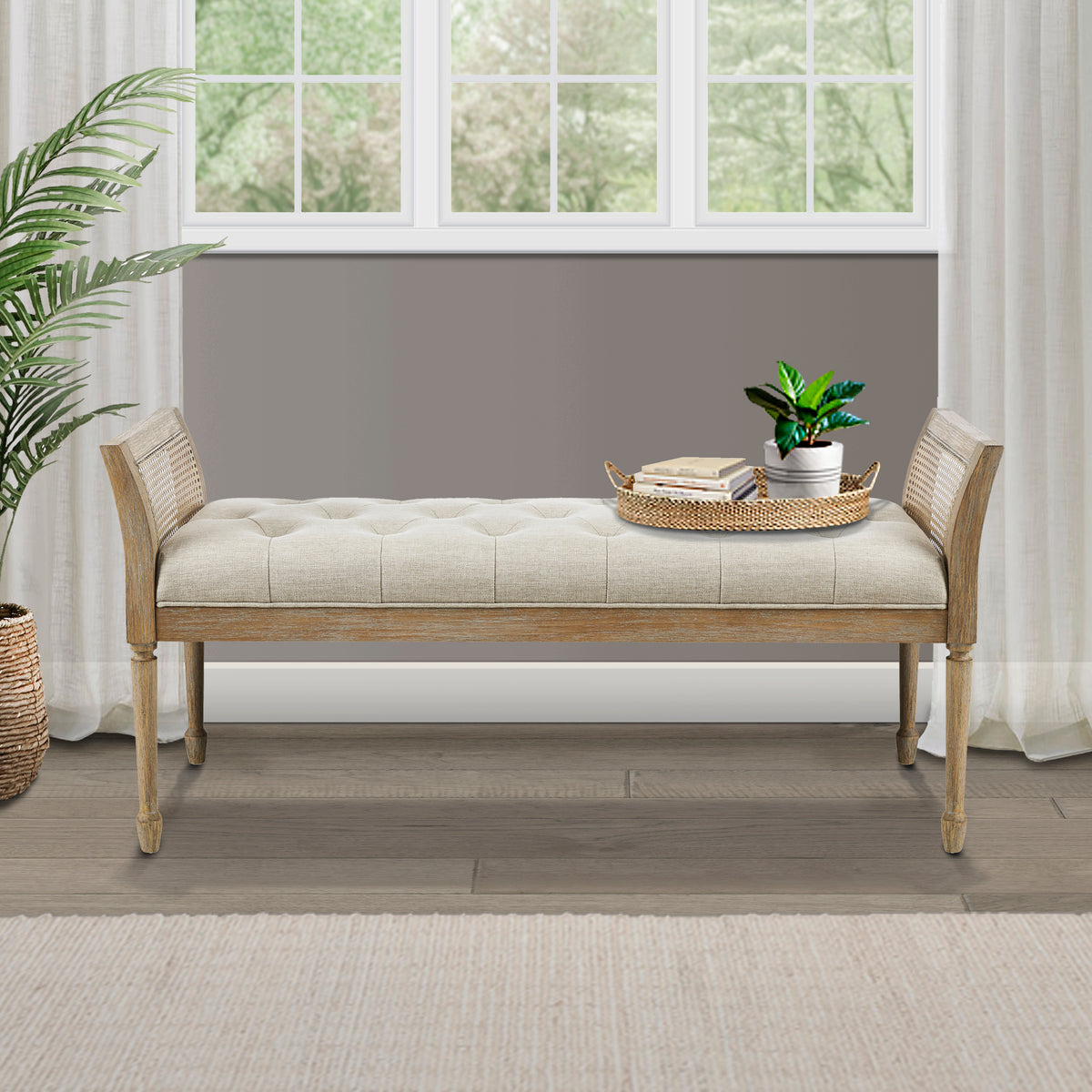 Isla Accent Bench - Natural
