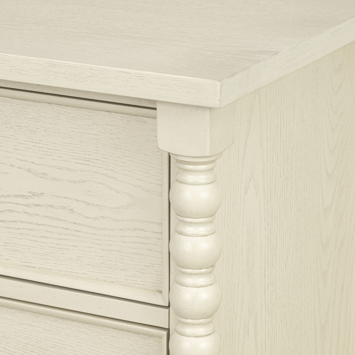 Beckett 6-drawer dresser (46"W) - Antique Cream