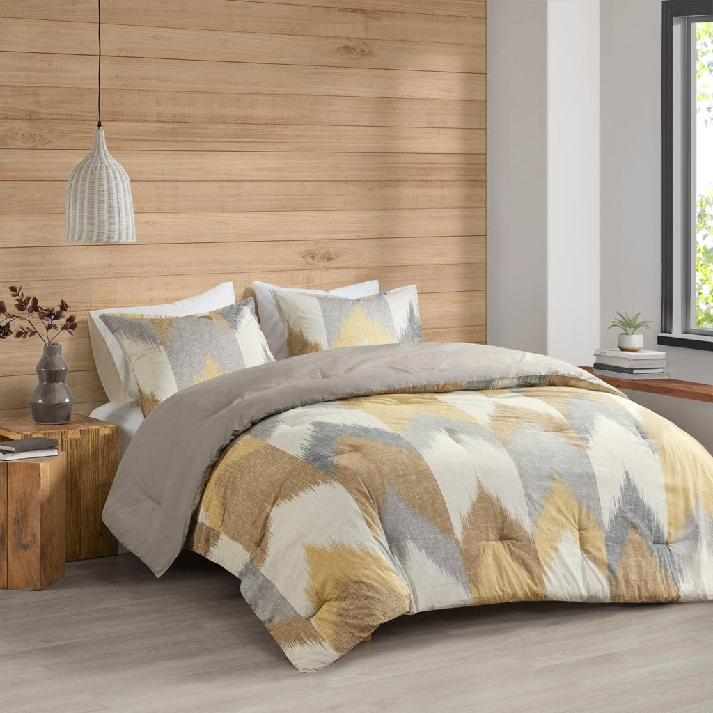 Alpine Cotton Comforter Mini Set - Yellow