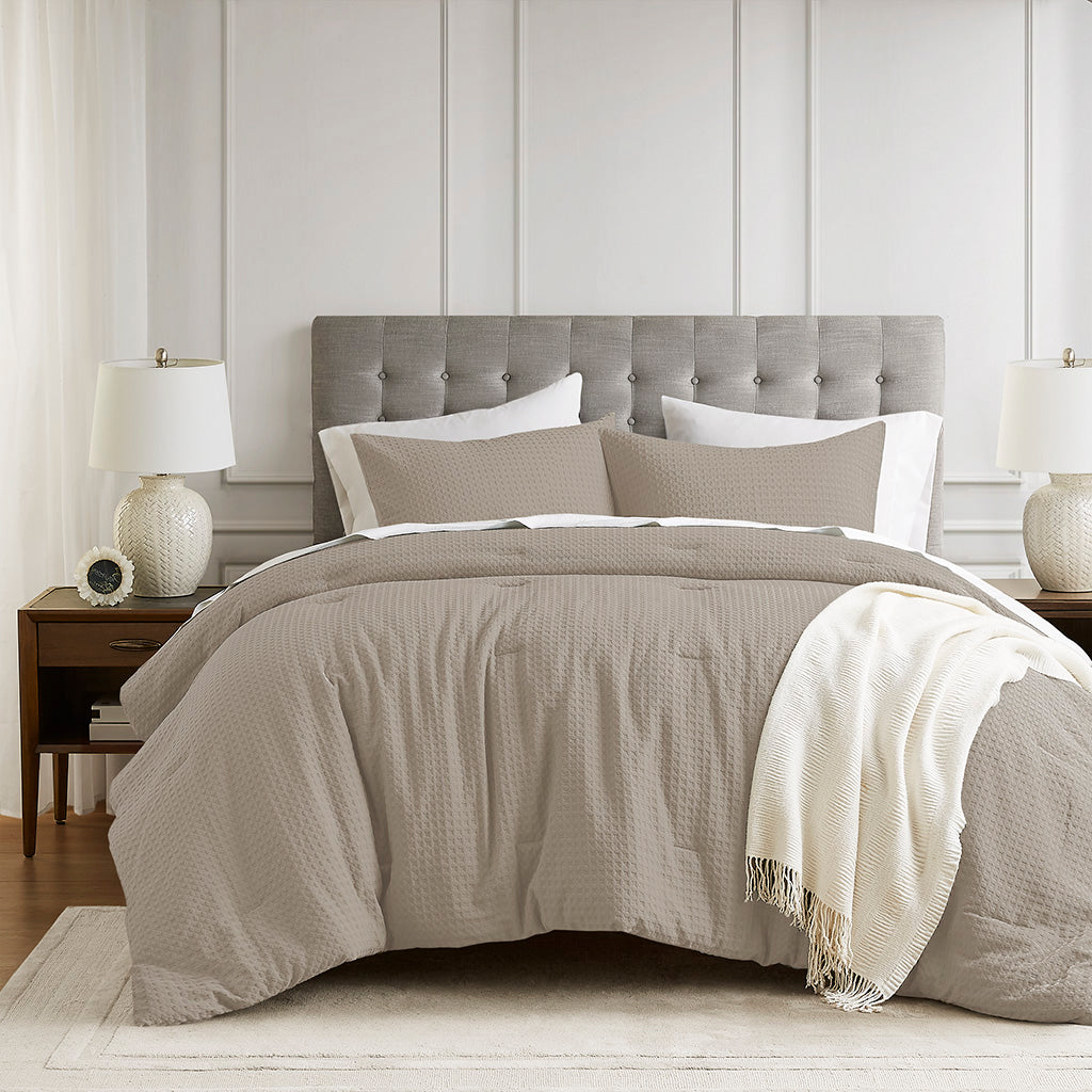 Mina Weave Comforter - Neutral