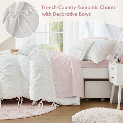 Ella Comforter Set - White