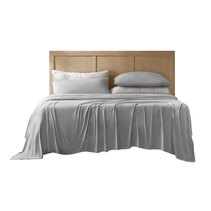 Cooling Stretch Jersey Sheet Set - Grey