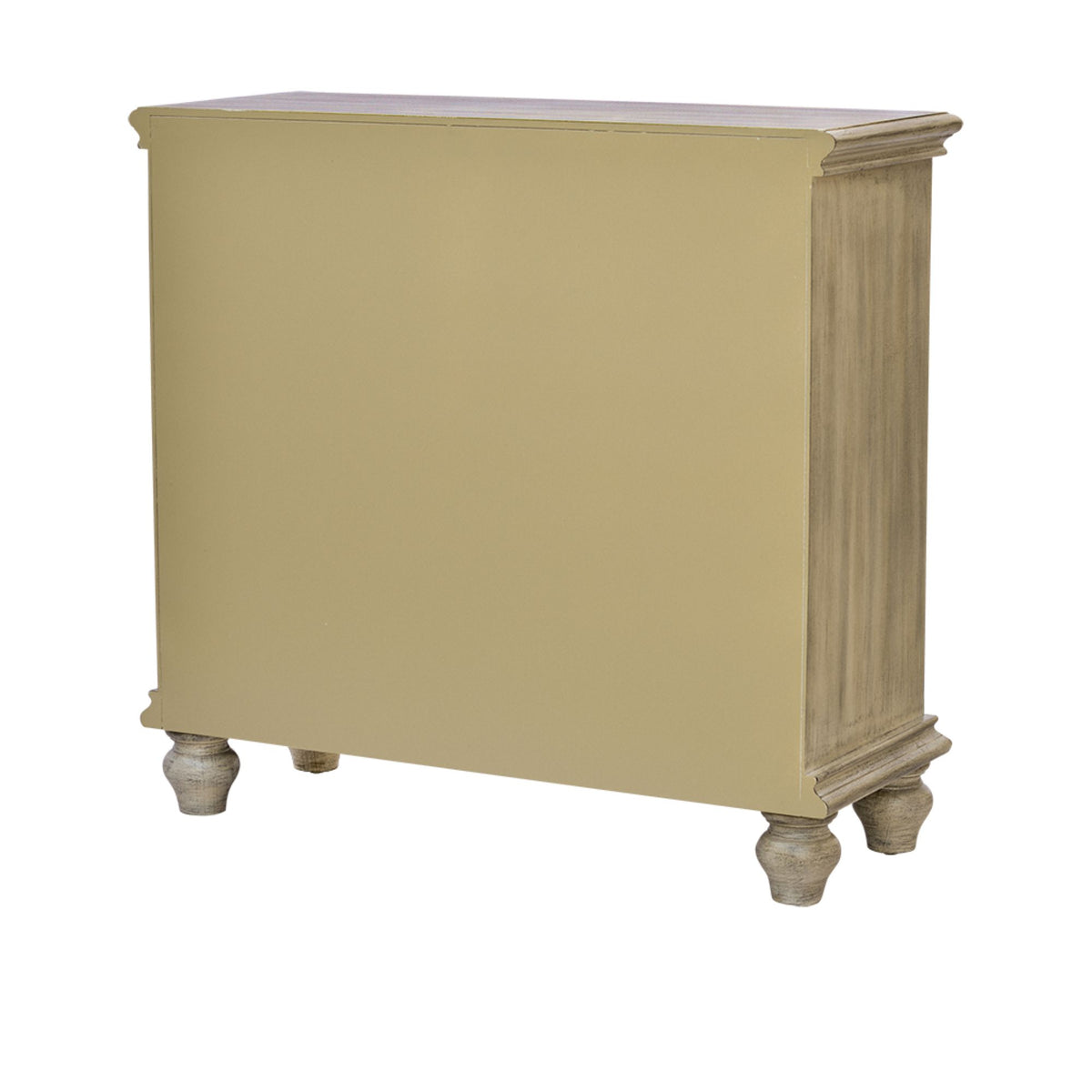 Driscoll 2-door carved wood storage cabinet - Reclaimed Natural