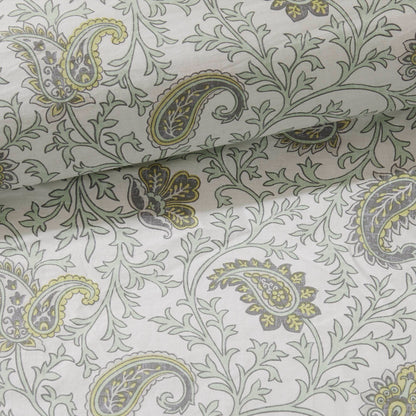 Dawn 9 Piece Cotton Percale Comforter Set - Sage Green