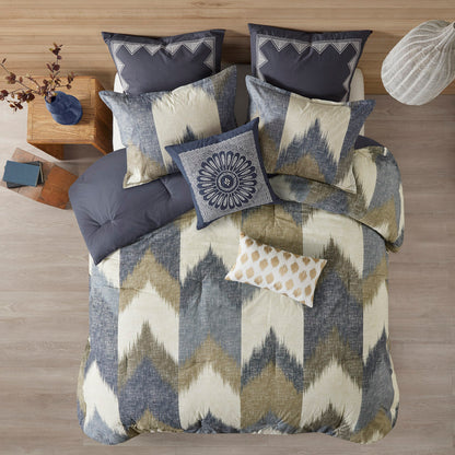 Alpine Cotton Comforter Mini Set - Navy
