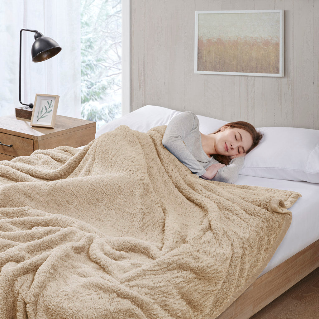 Burlington Berber Blanket - Tan