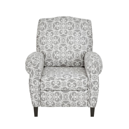 Kirby Push Back Recliner - Grey