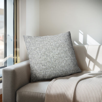 Zoe Solid Square Pillow - Navy/Beige